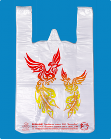 Майка ПНД 30+16х55 Жар-птица белая (1000 шт) 30мкр