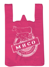 Майка ПНД 30+16х55 Мясо вишневая (1500 шт) 20 мкр